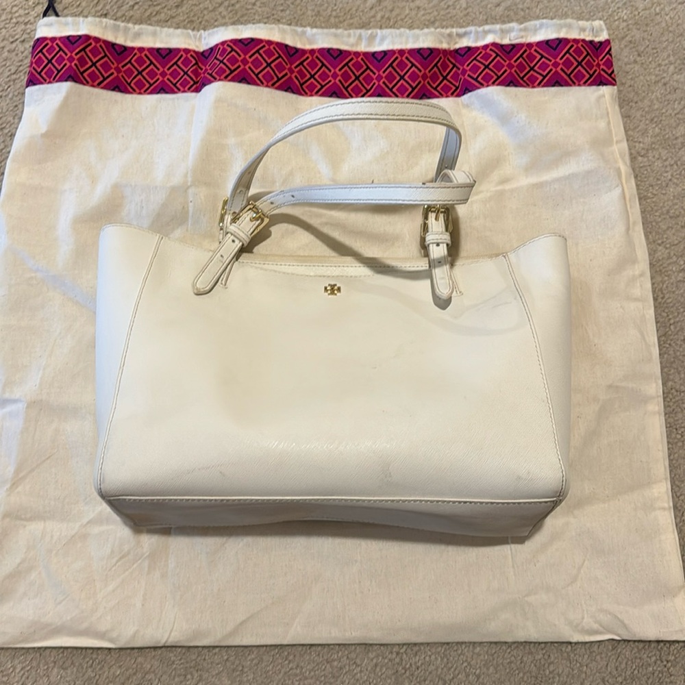 Tory Burch crème purse
